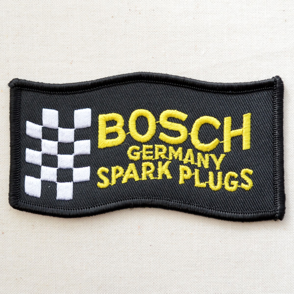 画像1: ロゴワッペン ボッシュ Bosch スパークプラグス(ブラック) *メール便可
