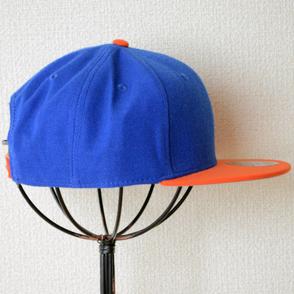 画像3: 帽子/キャップ オットー Otto フラットバイザー ウールブレンド(オレンジ×ロイヤルブルー)
