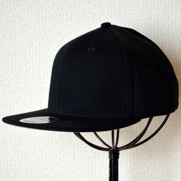 画像1: 帽子/キャップ オットー Otto フラットバイザー コットンツイル(ブラック)