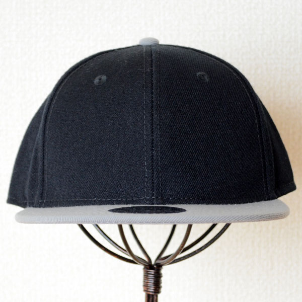 画像2: 帽子/キャップ オットー Otto フラットバイザー ウールブレンド(ライトグレー×ブラック)